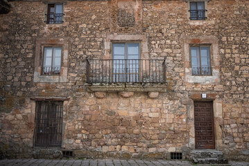cozy narrow streets of ancient Roman town Medinaceli showcase ancient cobblestone architecture and peaceful ambiance