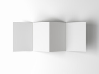 Blank Tri-Fold Brochure Mockup &ndash; Branding and Marketing Template