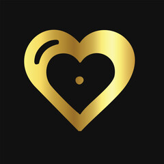 Exclusive Heart Emblem Vector
