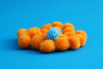 Leader sphere guiding a great work team