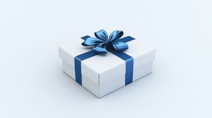 Present Box with Ribbon