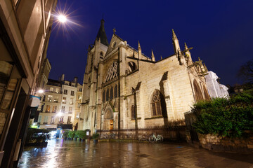 Saint Severin church was constructed beginning in 1230 in the Flamboyant Gothic style. Paris. France.