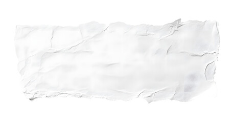 Obraz premium a white piece of paper on an isolated white background