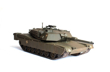 Scale model of old vehicle