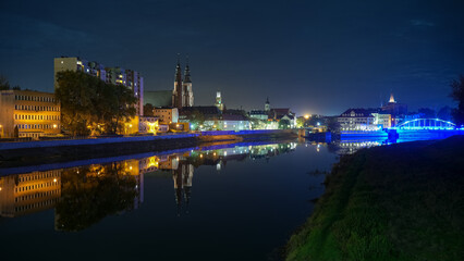Opole nocą