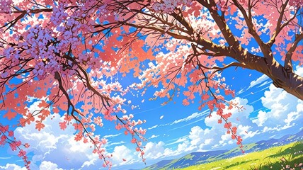 Obraz premium cherry blossom in spring