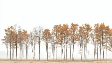 Fototapeta premium Fog in the forest