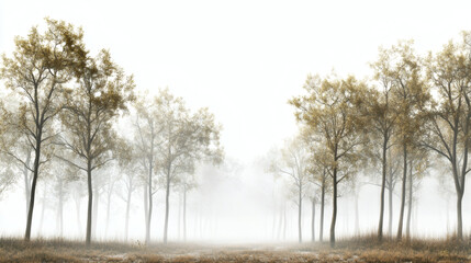 Fog in the forest