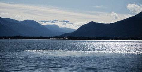 lake in the mountains
