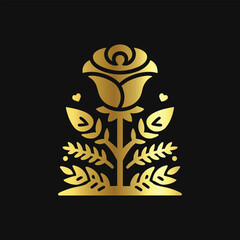 Premium Rose Gold Vector Illustration
