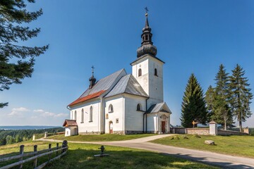Fototapeta premium church in the village
