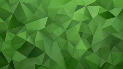 Fototapeta premium Stylish green polygon background perfect for covers, banners, and flyers, adding a modern touch to your designs.