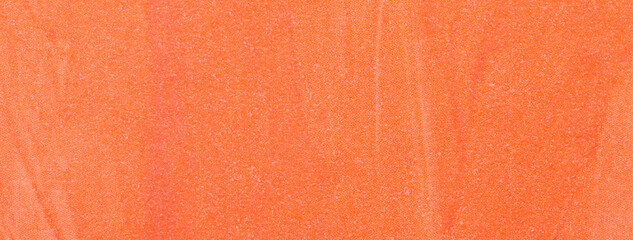 Abstract art background orange and ginger colors. Watercolor painting on canvas with brick gradient.