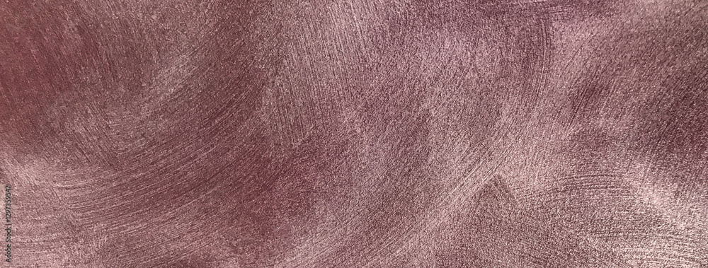 Wall mural texture artistic plaster dark brown and red colors. abstract art stucco background with pattern, mac