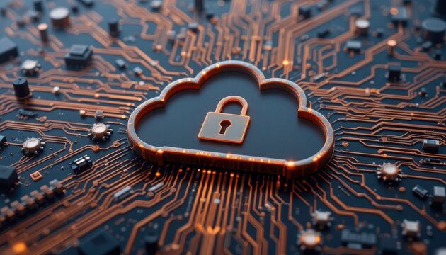 Secured Cloud Data, Cyber Security Concept - Cybersecurity