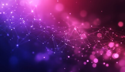 Abstract network graphic design with vibrant color gradient background
