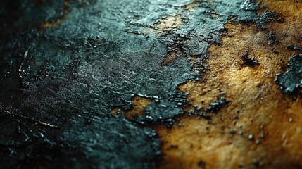 Textured Burnt Metal Surface
