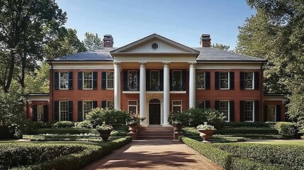 Historic Southern Mansion Exterior