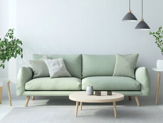 Light Green Sofa