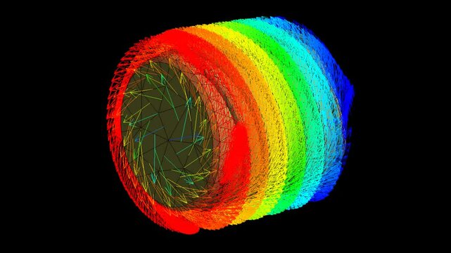 Mechanic simulation engineering - Stress and breakpoint analysis of metal screw under force and moment conditions