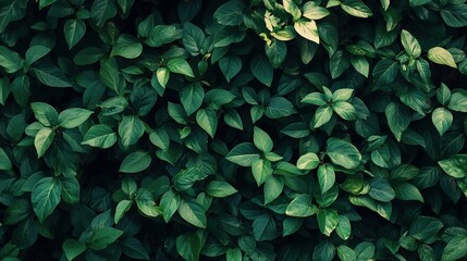 A close up view of abundant green leafy foliage