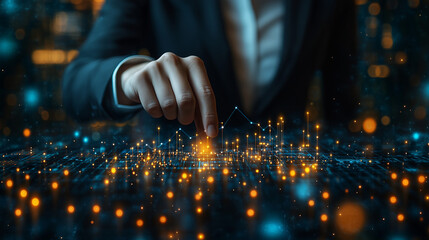 Business Innovation and Data Analytics &ndash; Futuristic Digital Interface