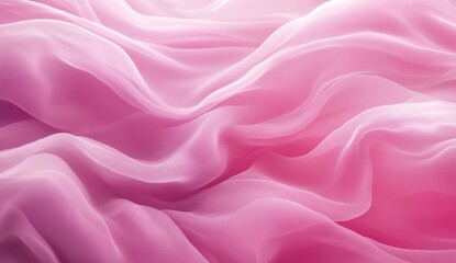 Obraz premium Soft pink draped fabric texture