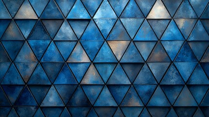 Abstract triangular pattern wall texture. Possible use Background