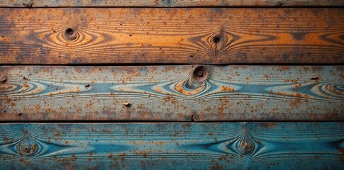 Weathered wooden plank texture with subtle cracks and decay, natural, rustic