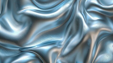 Obraz premium Metallic silver background with abstract alloy pattern featuring bright and black metallic textures.