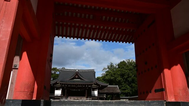 秋の石清水八幡宮頓宮 （京都府八幡市, 2024年12月）