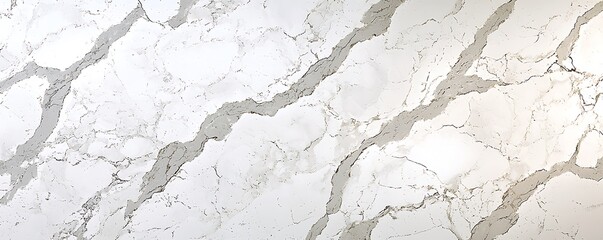 Obraz premium White Marble Texture With Gray Veining Detail