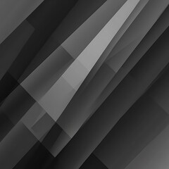 Obraz premium Abstract geometric shapes in dark grayscale