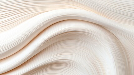 Obraz premium Abstract wavy cream-colored lines. Possible use Backgrounds, textures