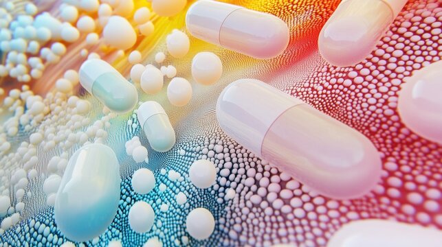 Minimalistic Visual Representation of Pharmaceuticals Concept