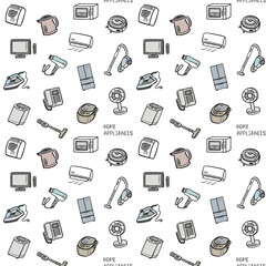 生活家電の背景素材