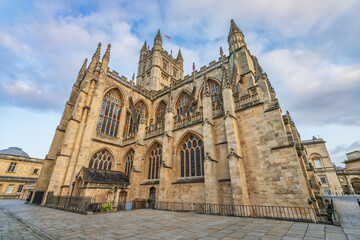 Fototapeta premium Bath Abbey in City of Bath, Somerset. UK