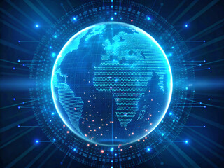 earth globe on black background. earth, globe, world, technology, map, business, planet, global, internet, communication, network, concept, digital, web, space, information, computer, illustration, da