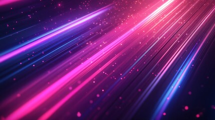 Fototapeta premium Abstract Pink and Blue Light Streaks Background Design Digital Art