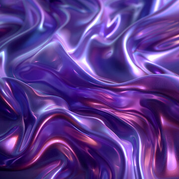 Soft Purple Waves Flowing Smoothly