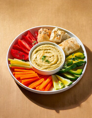 Hummus con crudités
