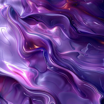 Soft Purple Waves Flowing Smoothly