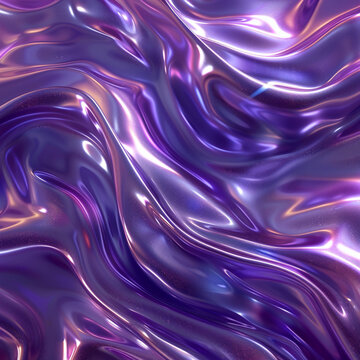Soft Purple Waves Flowing Smoothly