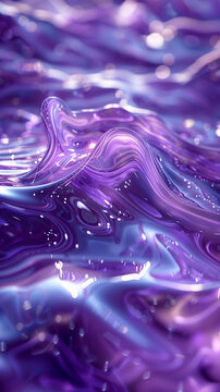 Soft Purple Waves Flowing Smoothly