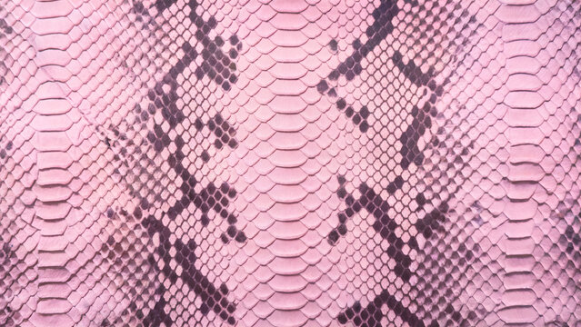 Pink python pattern on pink pattern, vegan python, vegan crocodile leather background