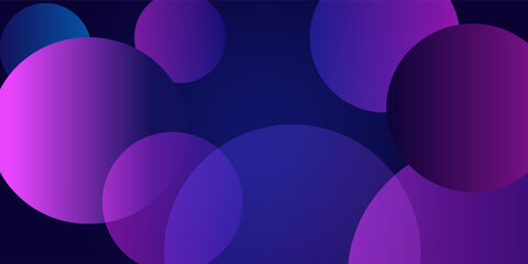 Colorful bubbles on a beautiful gradient background.
