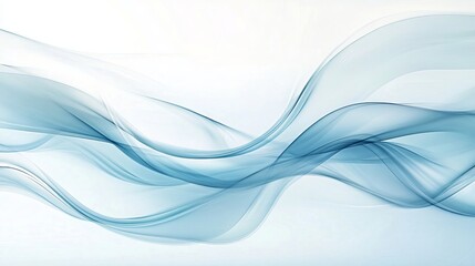 abstract flowing blue wave pattern.