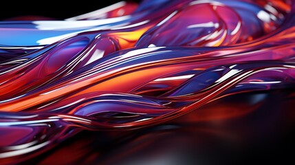 Abstract Swirls of Vibrant Hues: A Symphony of Color and Light