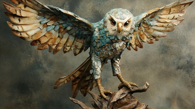 Majestic kestral perched on post, observing surroundings, wilderness, falconry and nature photography