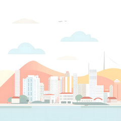 Famous City Skyline-Rio